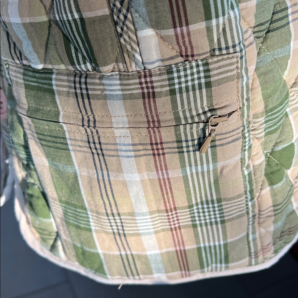 L.L.Bean Barn Quilted Jacket Tan Brown XL - Picture 5 of 6